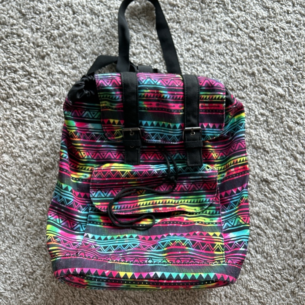 Colorful Patterned Backpack